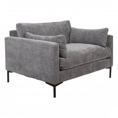 ZUIVER  - Fauteuil en tissu - Summer - Couleur - Gris