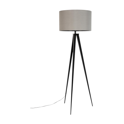 ZUIVER  Tripod Metal - Lampadaire tr&eacute;pied - Couleur - Gris