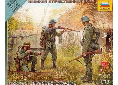 ZVEZDA  - Z6105 - Maquette - Infanterie Allemande 1941 - Echelle 1:72