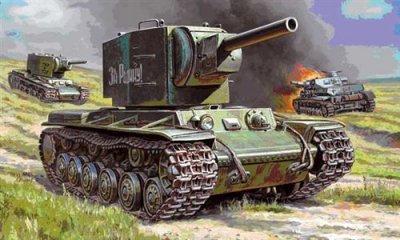 ZVEZDA  - Z6202 - Maquette - Char d'assaut - Char Lourd Soviet KV 2