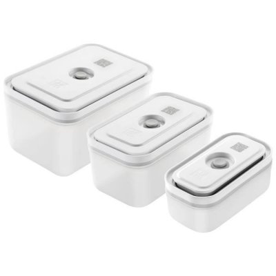  ZWILLING Set de 3 bo&icirc;tes sous-vide - plastique - rectangulaire - S/M/L