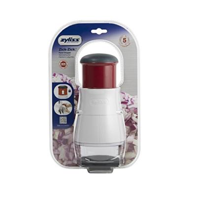 Zyliss ze910009 zick-zick hachoir &agrave; l&eacute;gume blanc/rouge 10,1 x 18,4 x 30,1 cm
