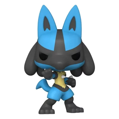 FUNKO Zyx Music Sarl Figurine  Pop Jumbo Pok&eacute;mon Lucario EMEA