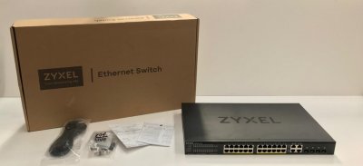 ZYXEL  Gs192024hpv2-eu0101f 24 Port Hub Switch Noir