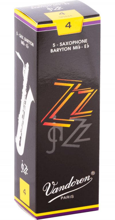 VANDOREN ZZ SR444 - Bo&icirc;te de 5 anches saxophone baryton ZZ - Force 4
